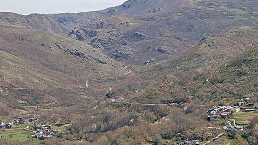 Valle de Pías que parte sería afectado por el aprovechamiento hidroeléctrico de Endesa.