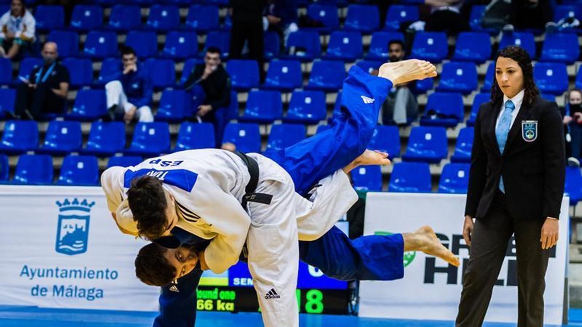 Combate de judo