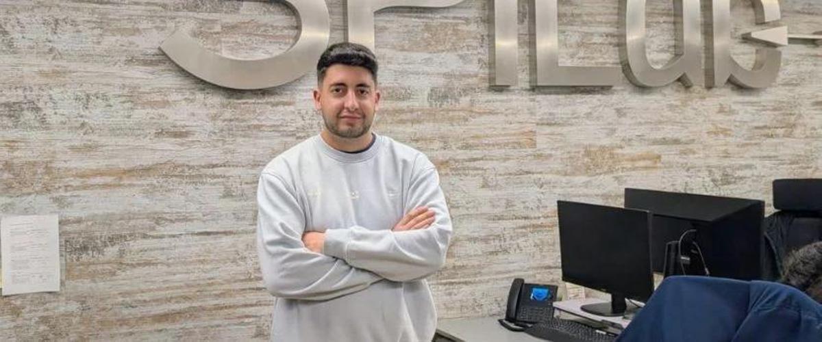 Sergio Laso en el laboratorio SPILab del grupo Quercus.
