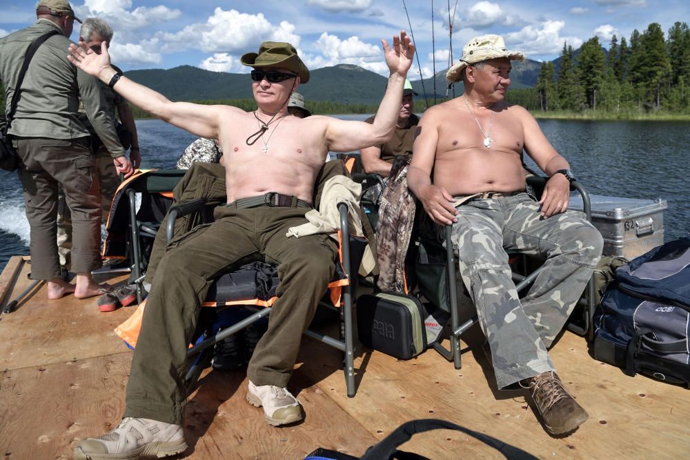 Las vacaciones de Vladímir Putin en Siberia