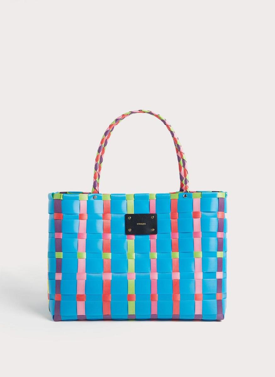 Rebajas Uterqüe 2017: capazo multicolor