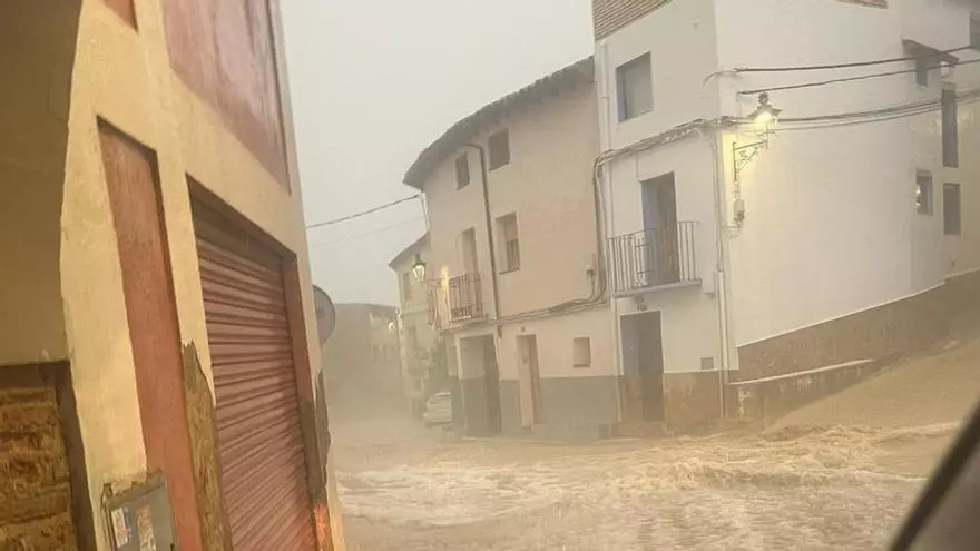 Vídeo de la granizada caída en Oliete.