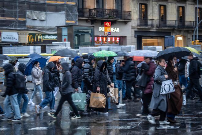 El temporal llega a Barcelona