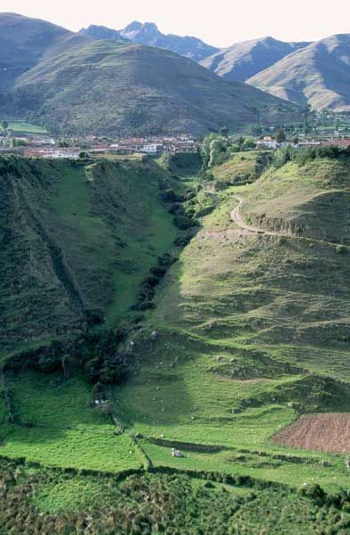 La localidad de Mucuchies se encuentra enclavada en medio de las montañas andinas.
