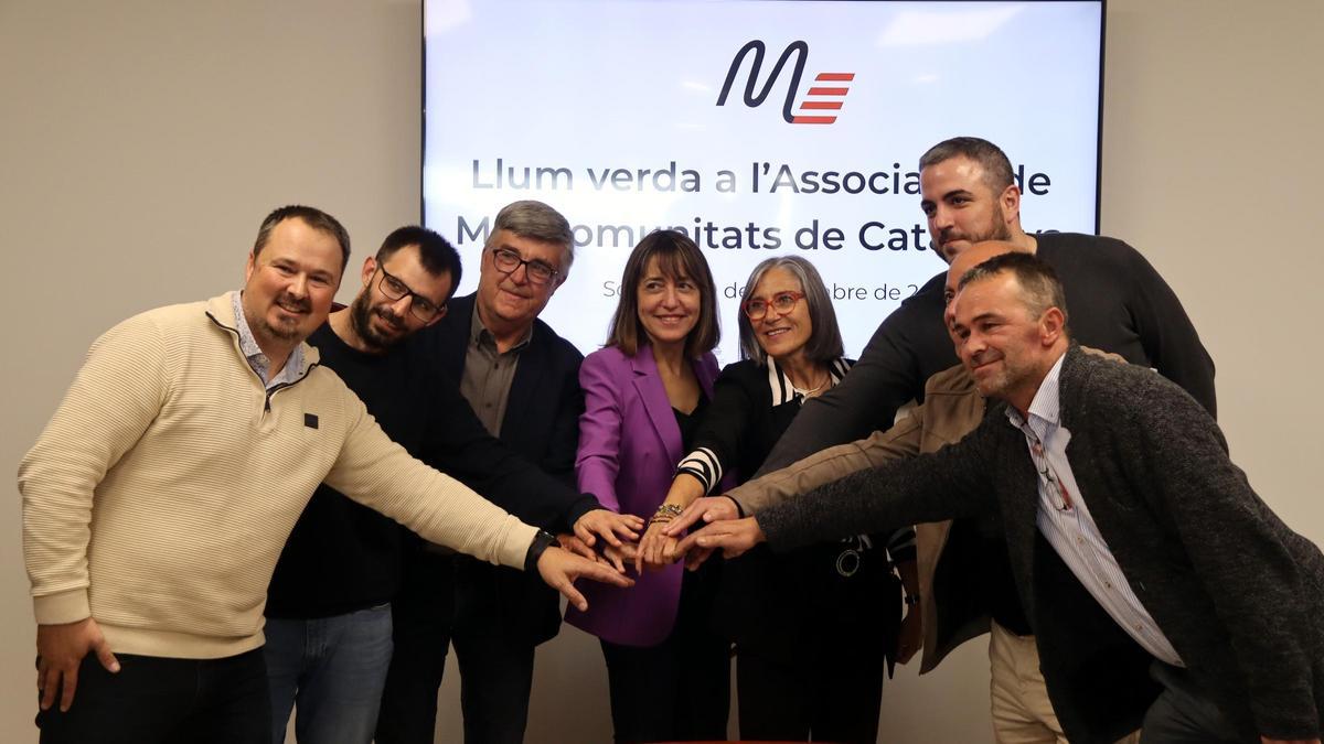 Els representants de les Mancomunitats