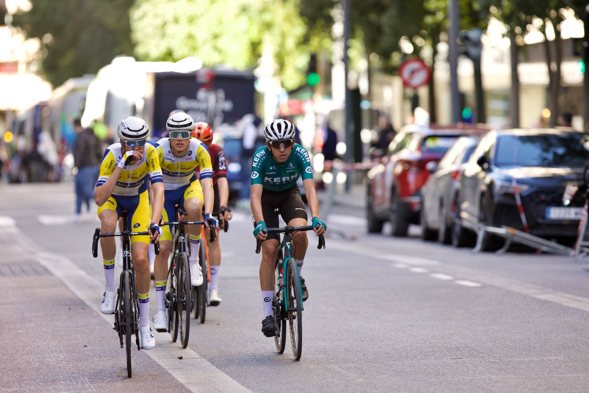 Llegada a Murcia de la Vuelta Ciclista a la Región