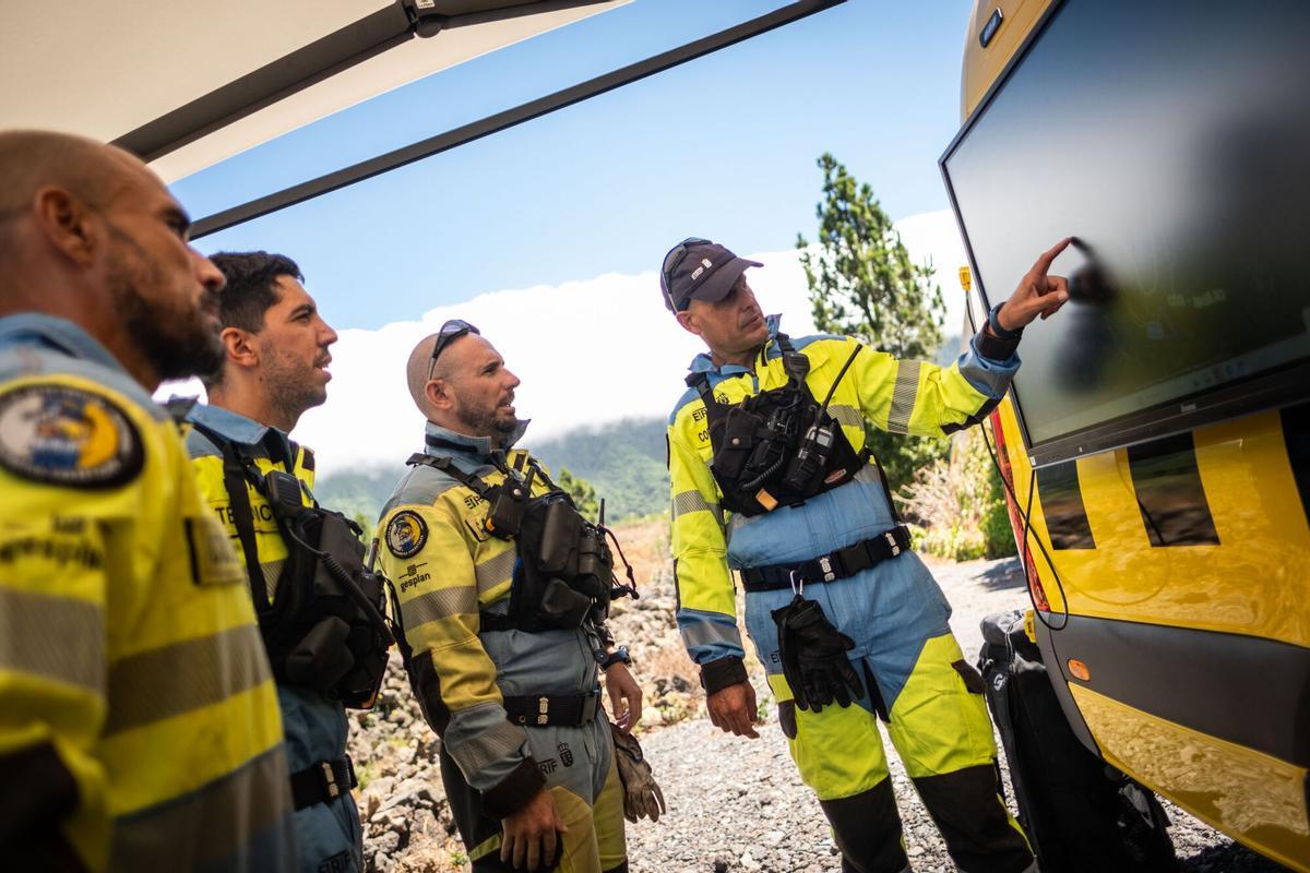 Entrenamiento Eirif en La Palma