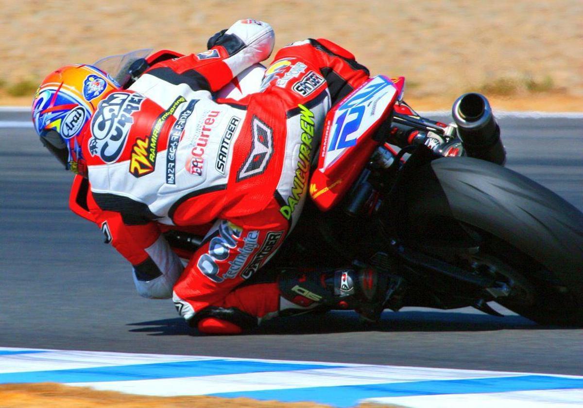 Dani Curreu en un circuito