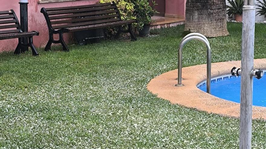 La sorprendente granizada del Domingo de Ramos en Jesús Pobre (vídeo)