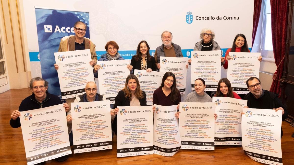 Presentación de 'A Radio Conta'