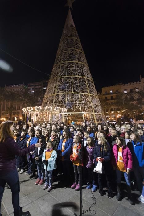 Inauguración de las luces de Navidad