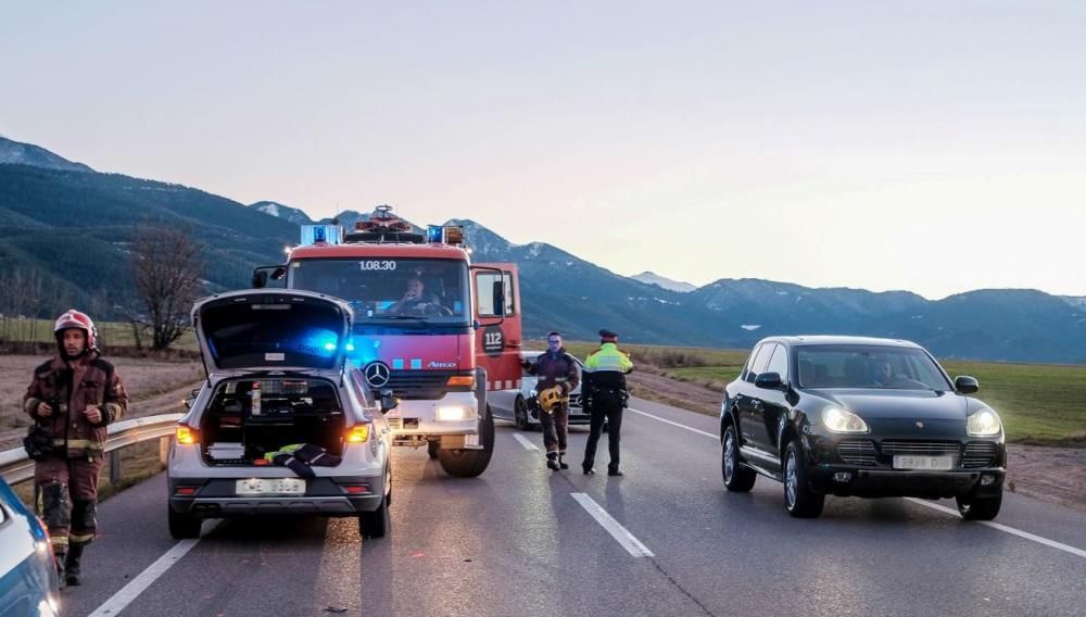 Accident de trànsit a Fontanals de Cerdanya