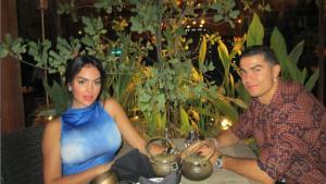 Cristiano Ronaldo y Georgina Rodríguez en su última cena