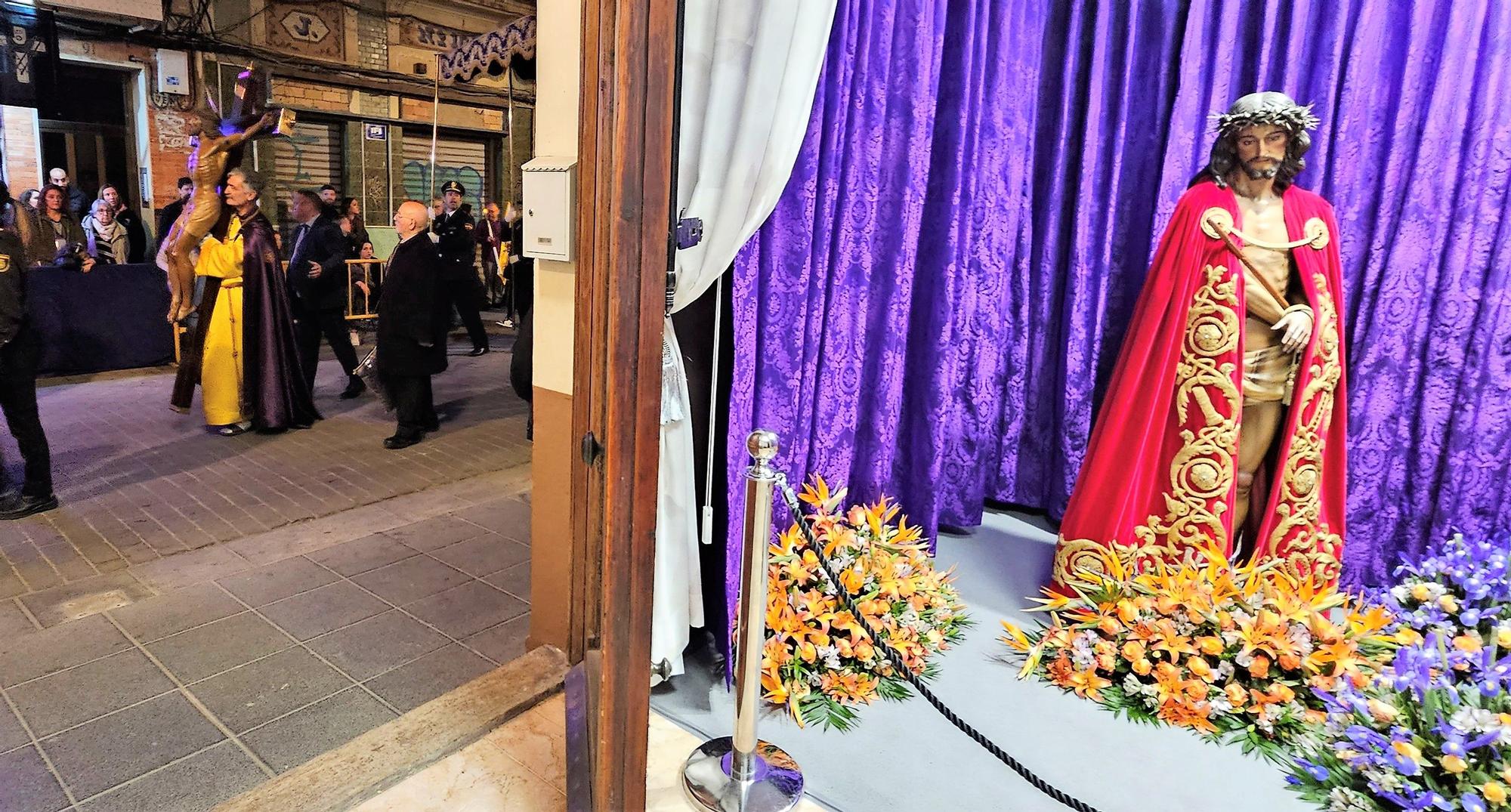 Procesiones de Lunes Santo. Imágenes en la calle y en la sede