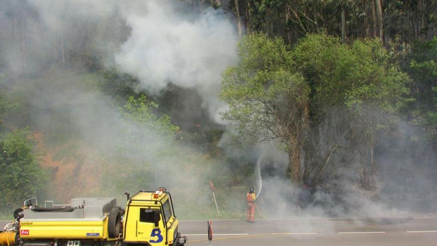 Los bomberos del SEPA atendieron 161 incendios forestales en julio