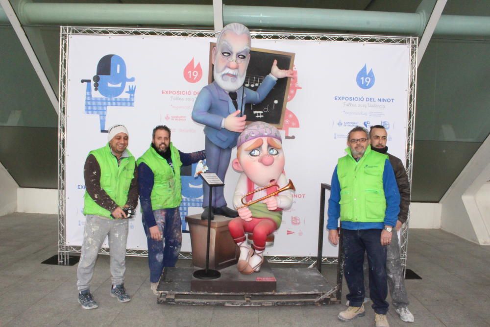 Primera jornada de entrega de Ninots en las Fallas 2019