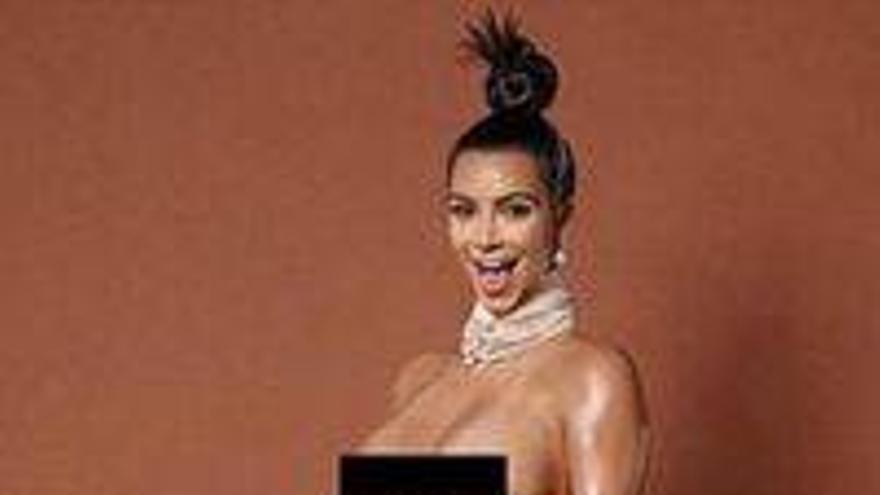 Kim Kardashian &#039;revienta&#039; Internet con su desnudo integral