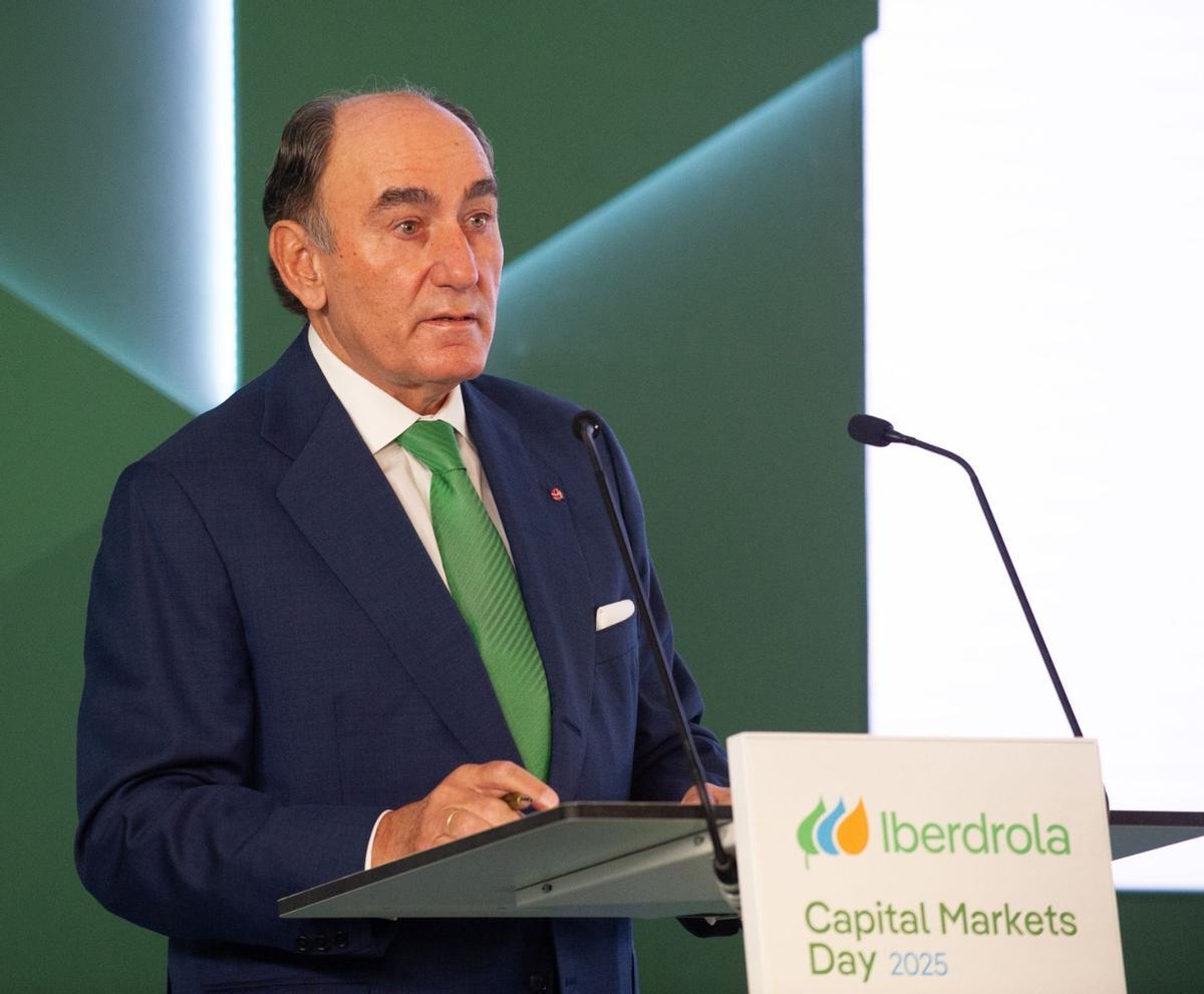 El presidente de Iberdrola, Ignacio Sánchez Galán.