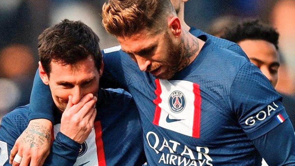 ¡Messi le pide el peto a Ramos y el andaluz le da un abrazo! La reacción de Leo, imperdible