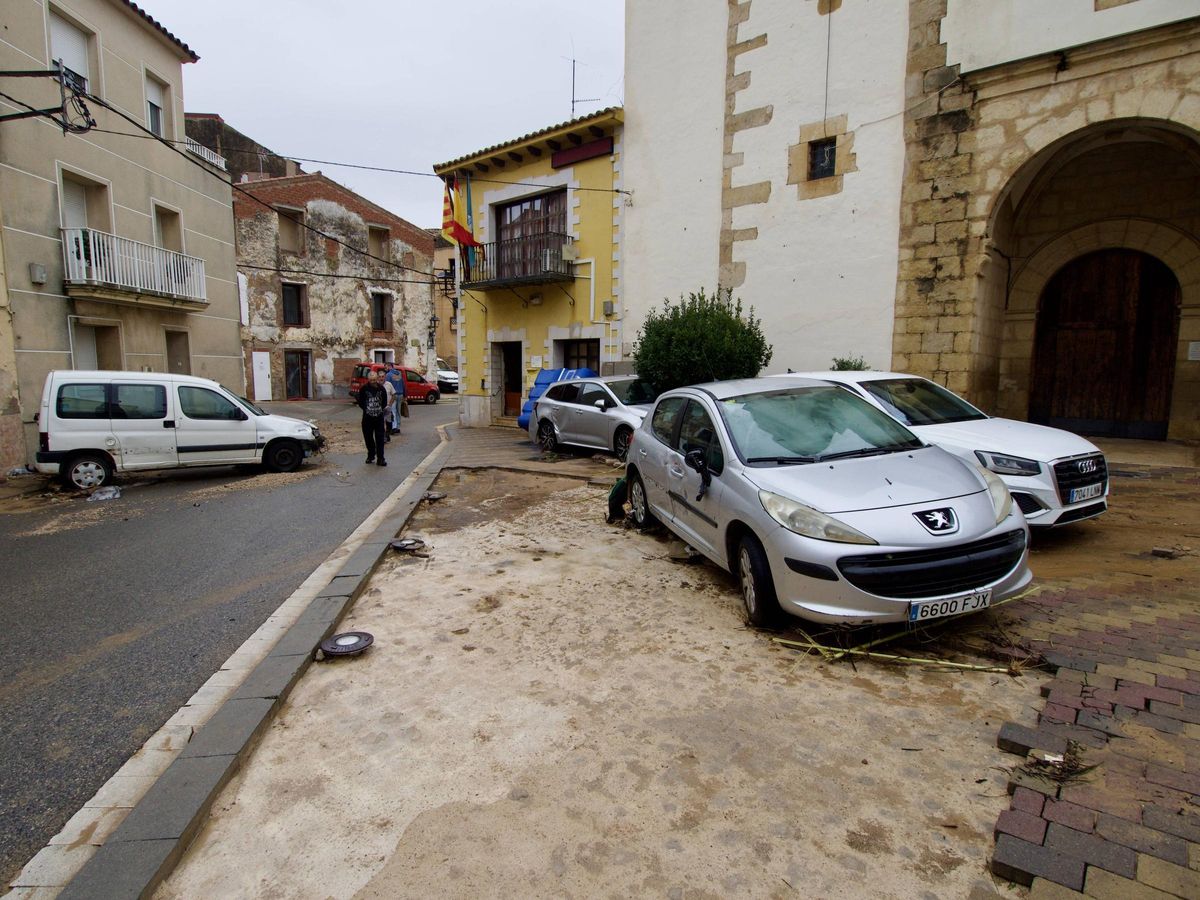 Destrozos provocados por la dana en Godall (Montsià)
