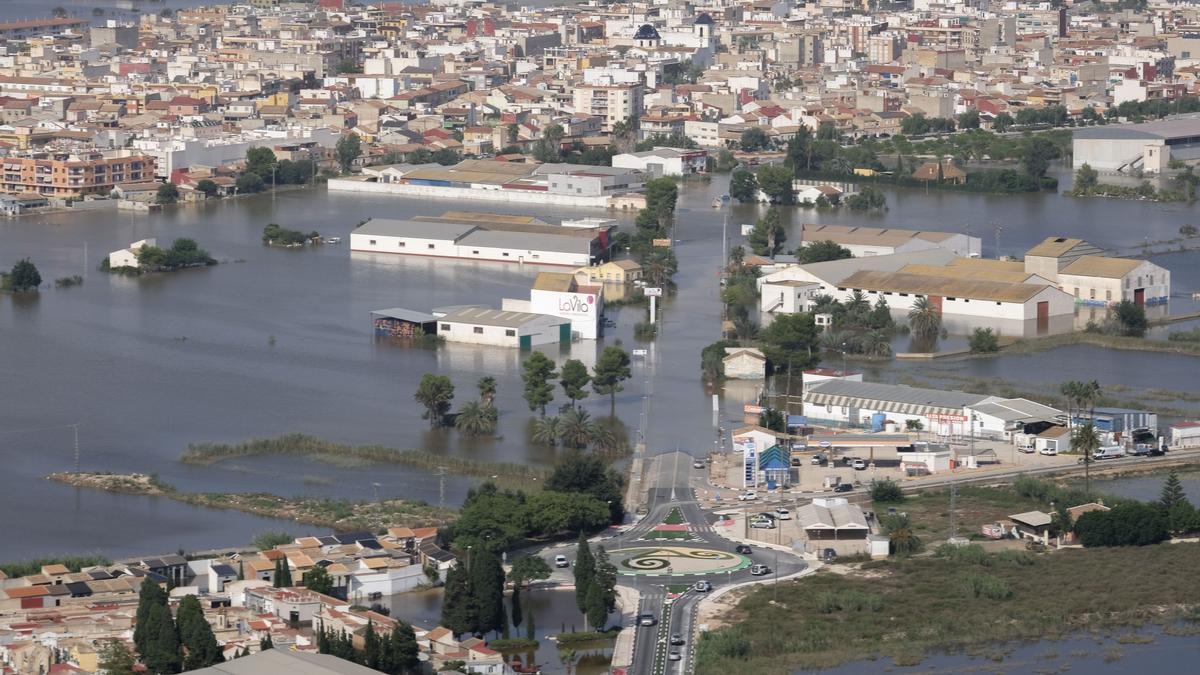 Inundaciones en Dolores durante la DANA de septiembre de 2019
