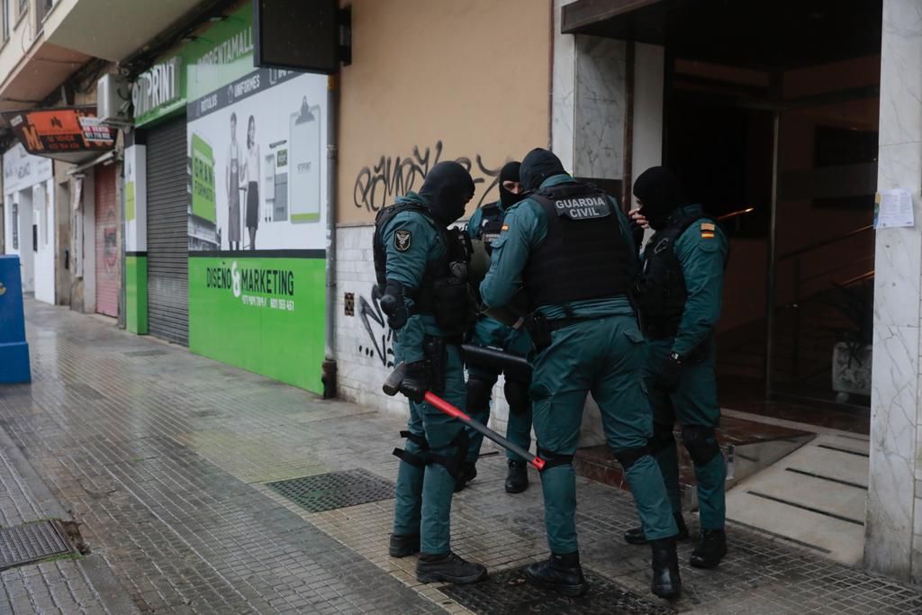 Gran operación antidroga de la Guardia Civil en Mallorca
