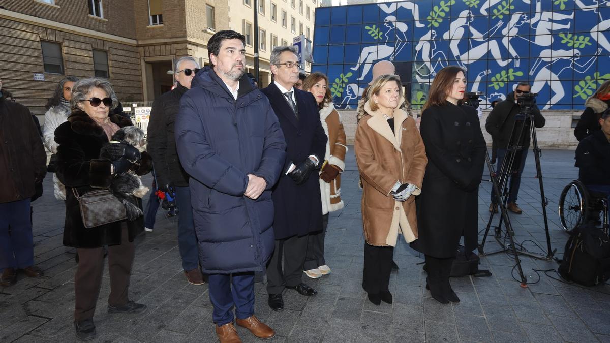 Zaragoza recuerda a las víctimas en el 36º aniversario del atentado de San Juan de los Panetes