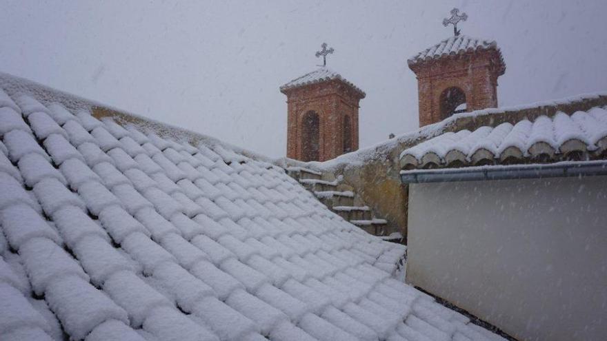 Las estampas de la nieve en Jumilla