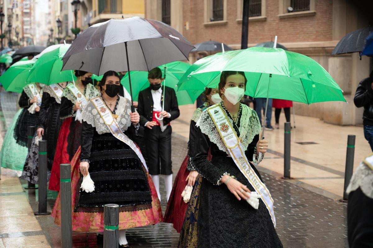 El agua fue protagonista durante las fiestas de la Magdalena de 2022.