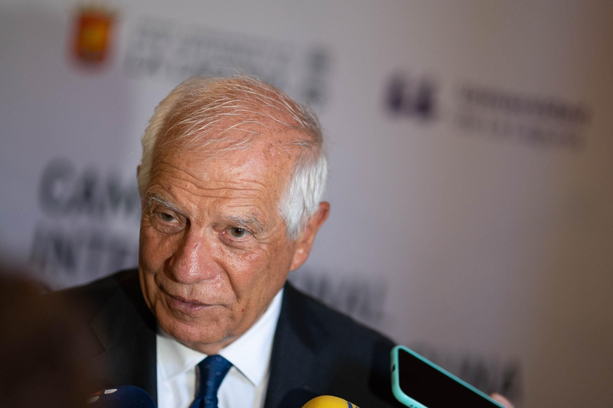 El político Josep Borrell inaugura el Campus Internacional Ciudad de La Laguna
