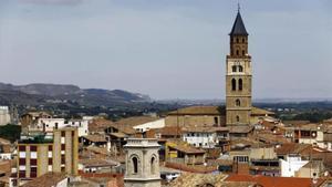 Vista general del municipio de Fraga