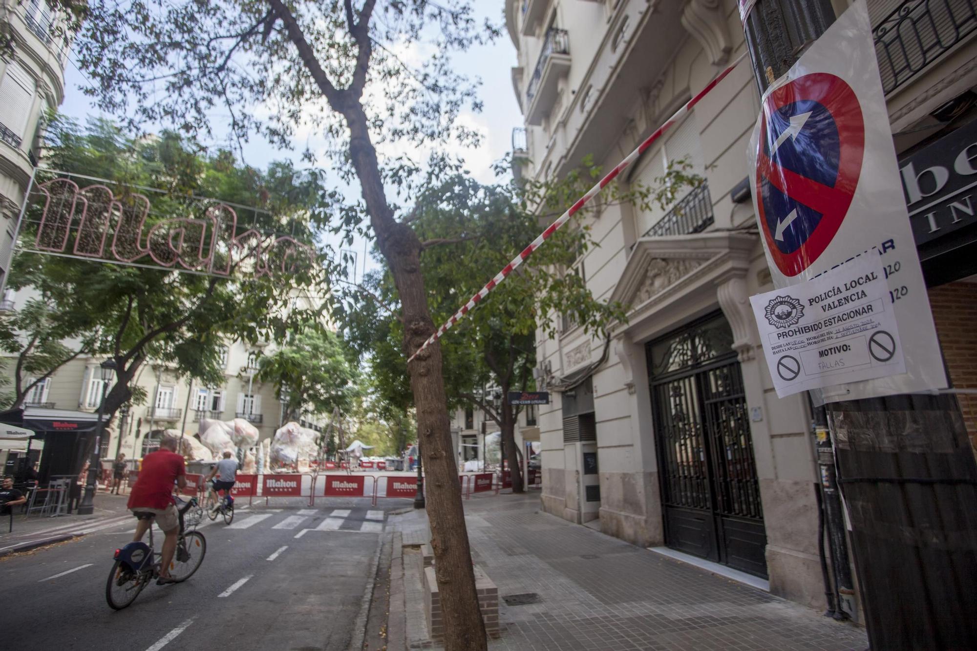 Los anuncios de un clásico también en las Fallas de Septiembre: los cortes de calle