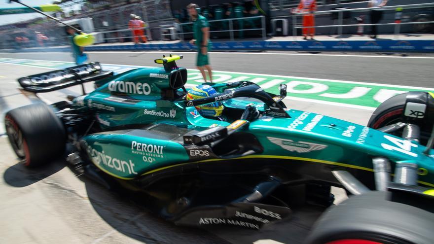 Alonso y Sainz saldrán 8º y 11º en el GP de Hungría