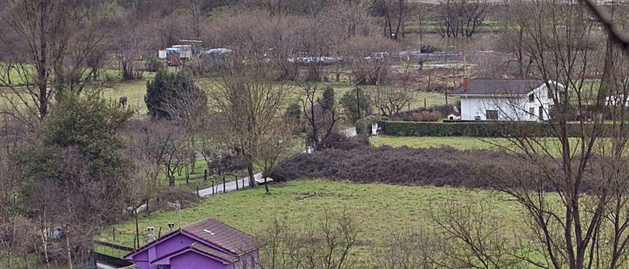 Una inundación en la vega de Bueño.