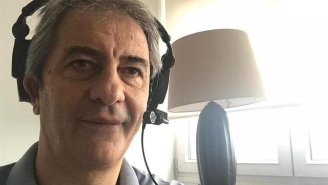 Manolo Lama, de la COPE, conectado a la radio.