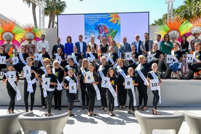 02-02-20  GRAN CANARIA. HOTEL MASPALOMAS PRINCES. MASPALMAS. SAN BARTOLOME DE TIRAJANA. Presentación candidatas a reina del Carnaval Maspalomas.  Fotos: Juan Castro  | 02/03/2020 | Fotógrafo: Juan Carlos Castro