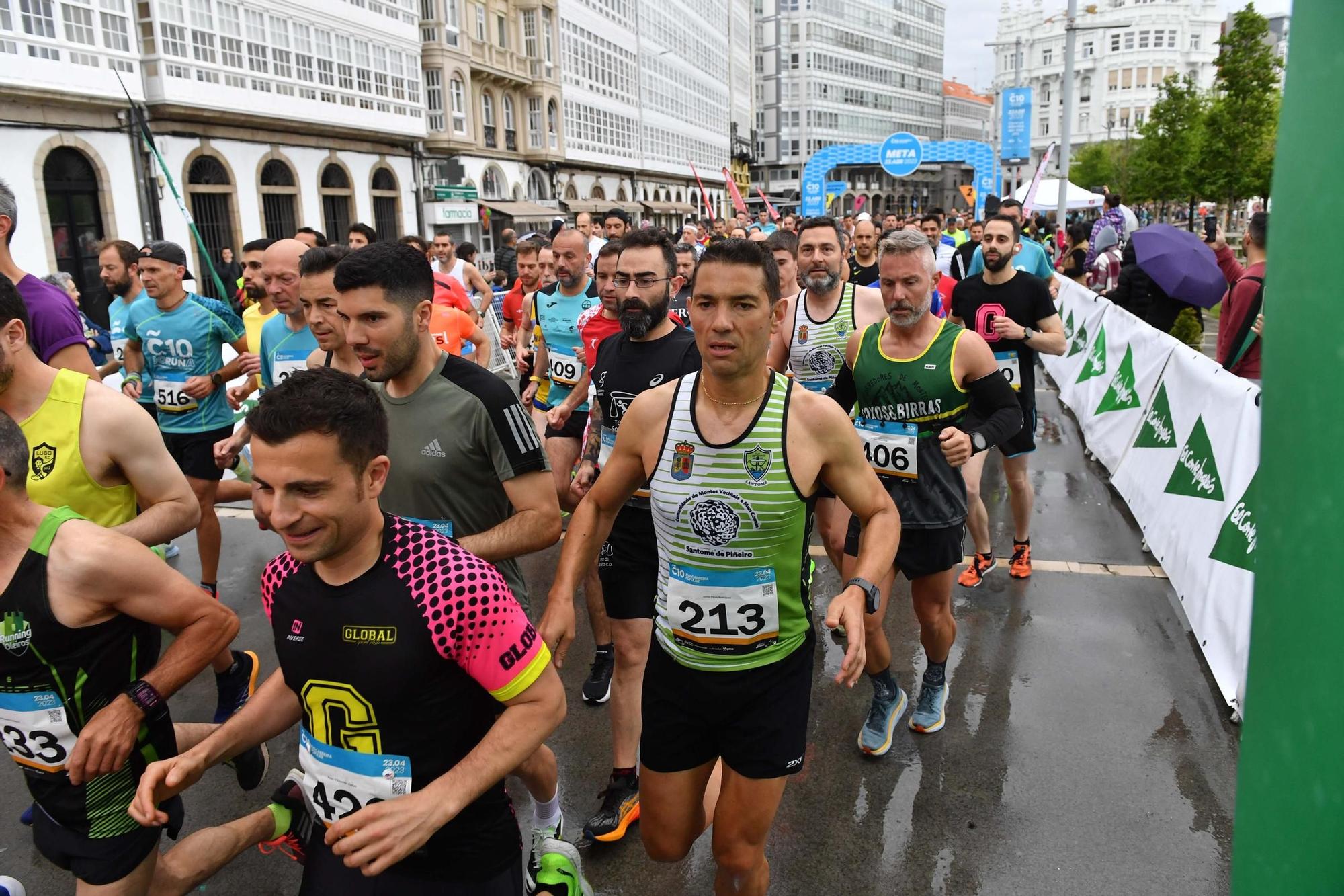 Carrera popular Coruña10: 2.186 corredores cruzaron la línea de meta