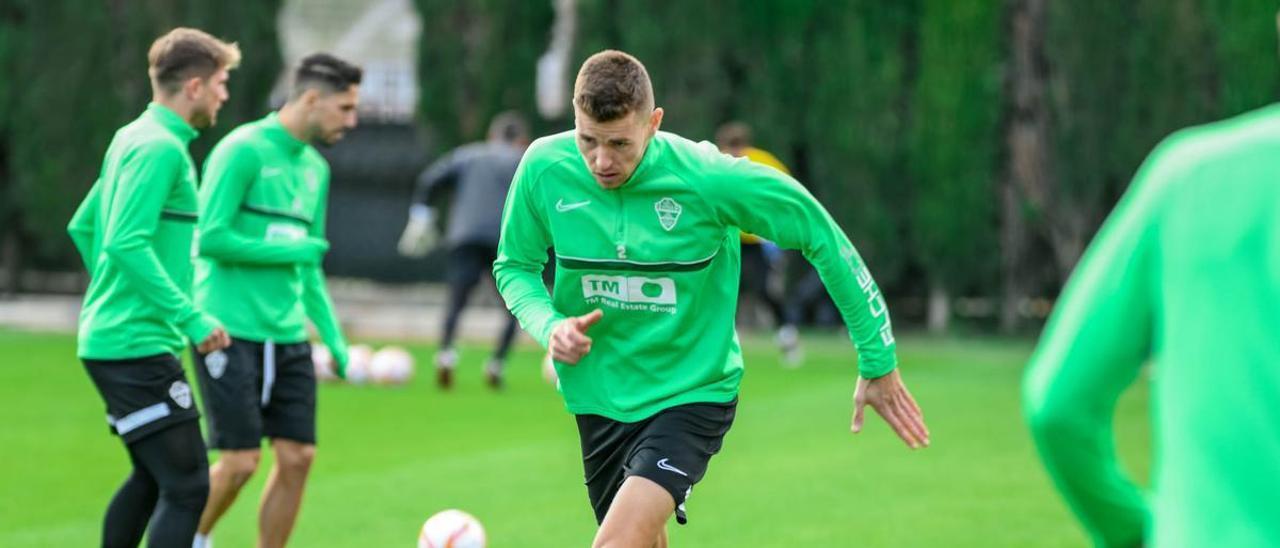 Gerard Gumbau, durante un entrenamiento