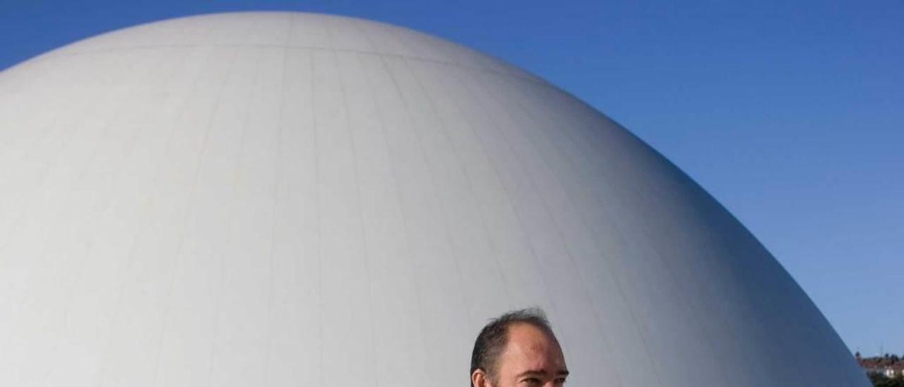 Natalio Grueso, en el Centro Niemeyer en 2011.