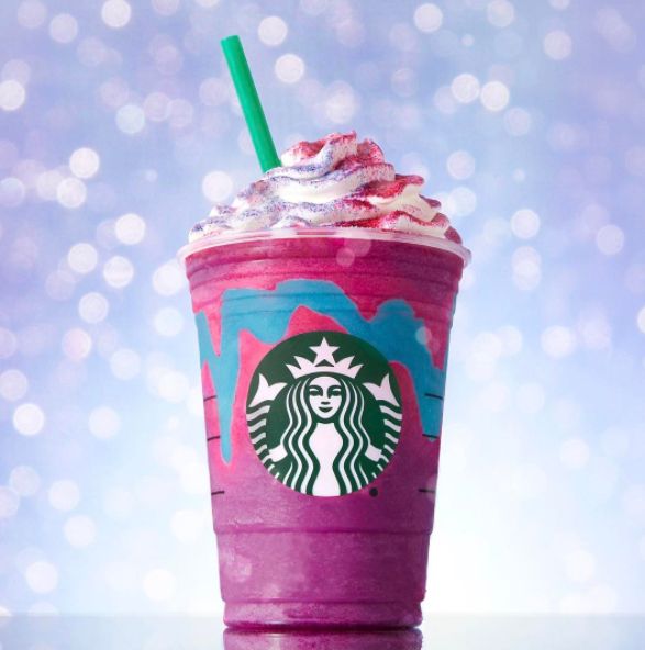 Frappe Unicornio Starbucks