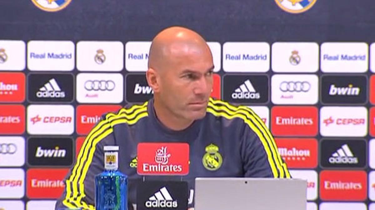 Zidane: "La final de Champions está al 50%"