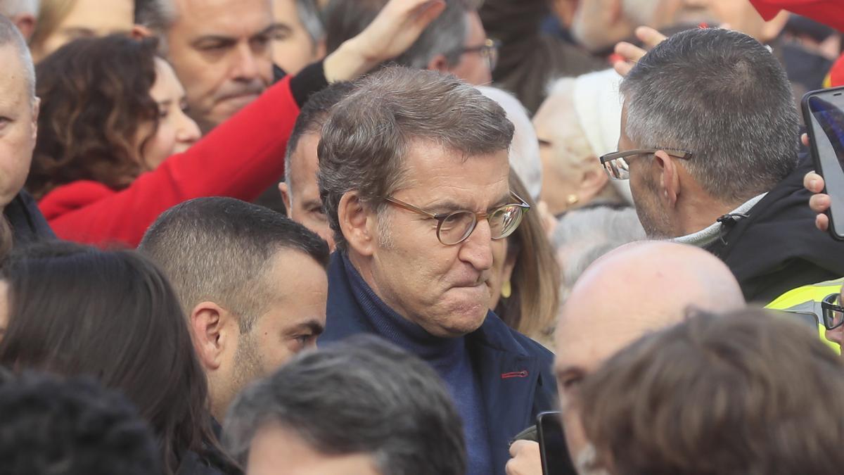 Acto en defensa de la Constitución y la igualdad organizado por el PP