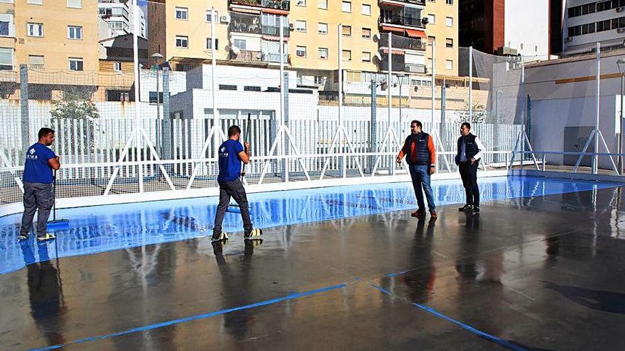 Cardeña, en el complejo deportivo Francisco Norte.