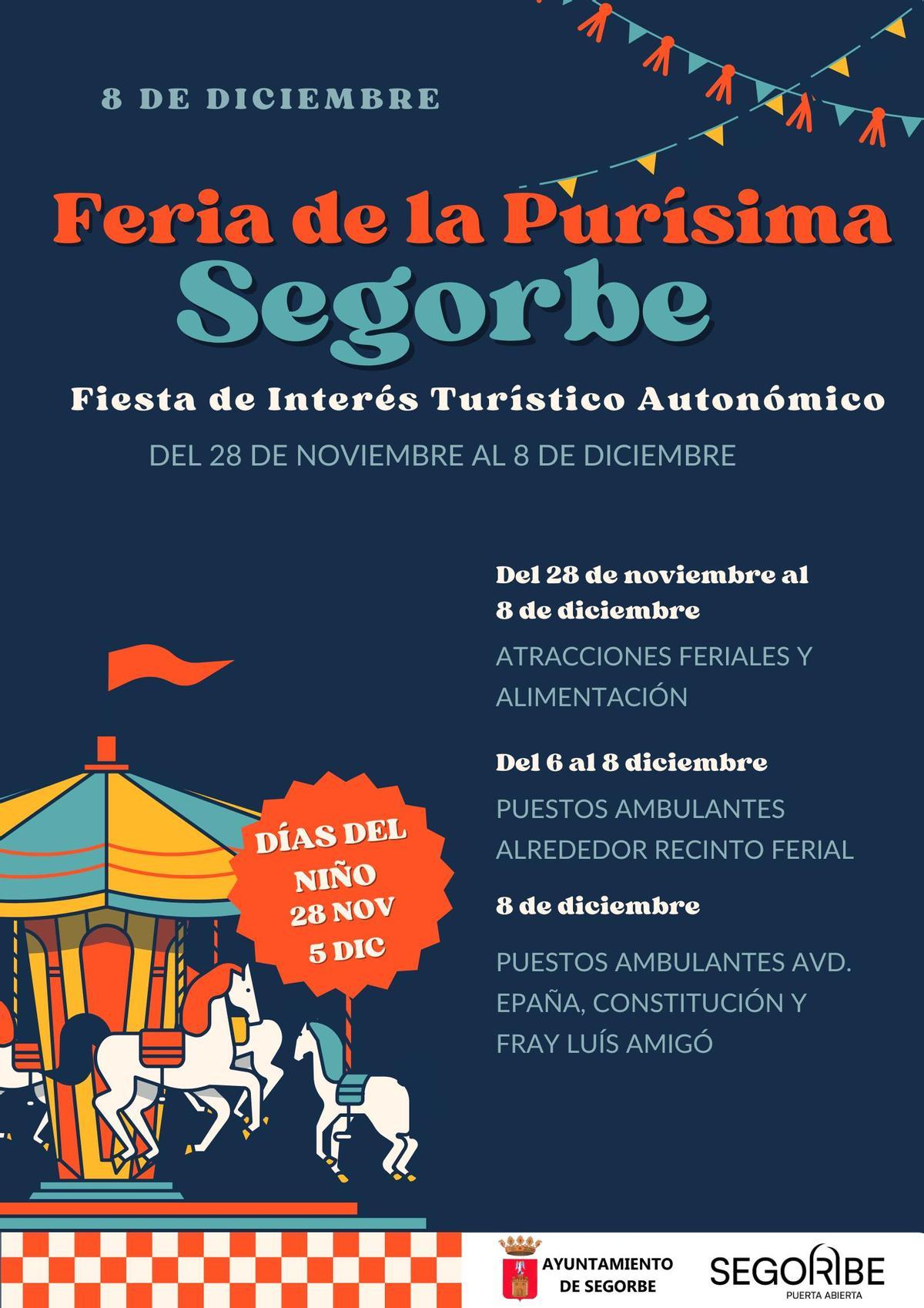 Cartel de la Feria Purísima de Segorbe.