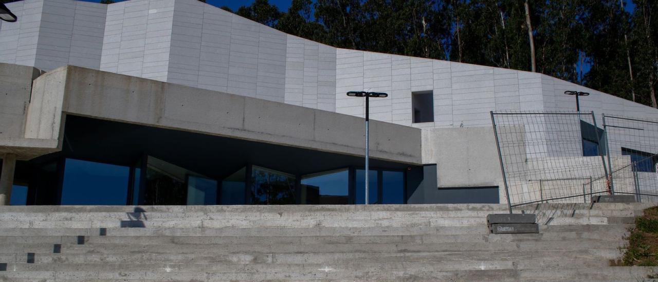 El Auditorio Municipal Escuela de Música levantado en Monte da Vila (O Grove). |   //  IÑAKI ABELLA