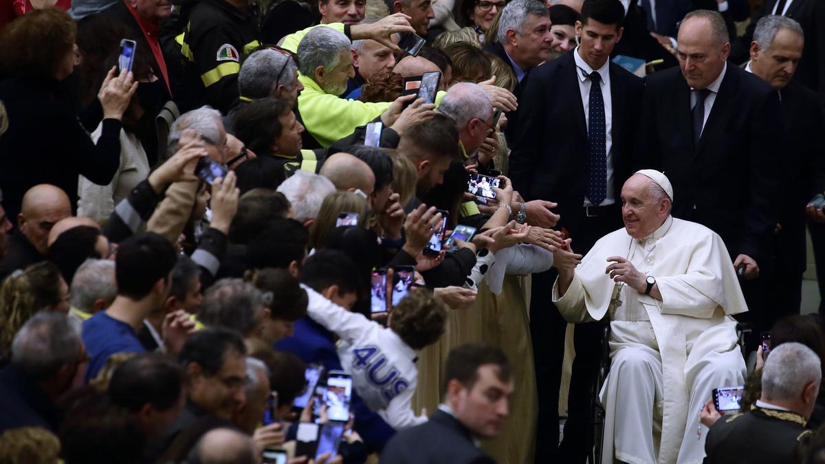 El Papa en la audiencia general.