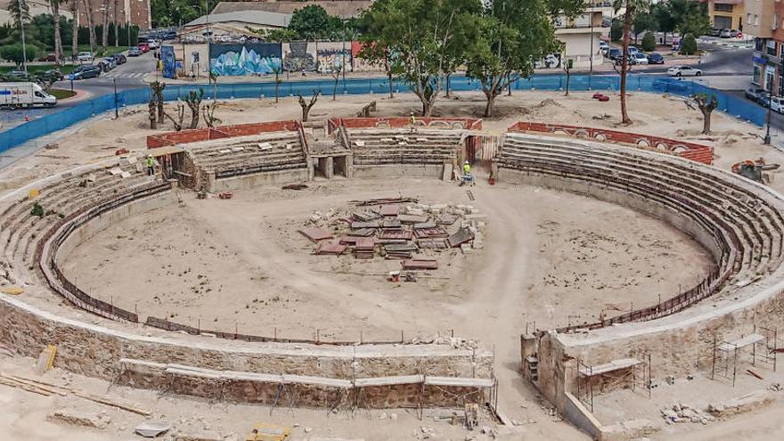 Estado de las obras a mediados de 2018.