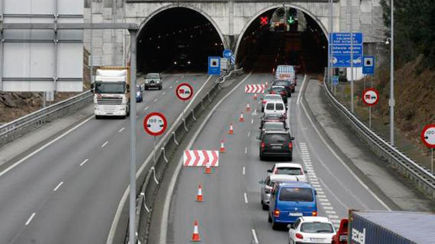 El túnel de A Madroa, en Candeán (archivo). //J. de Arcos