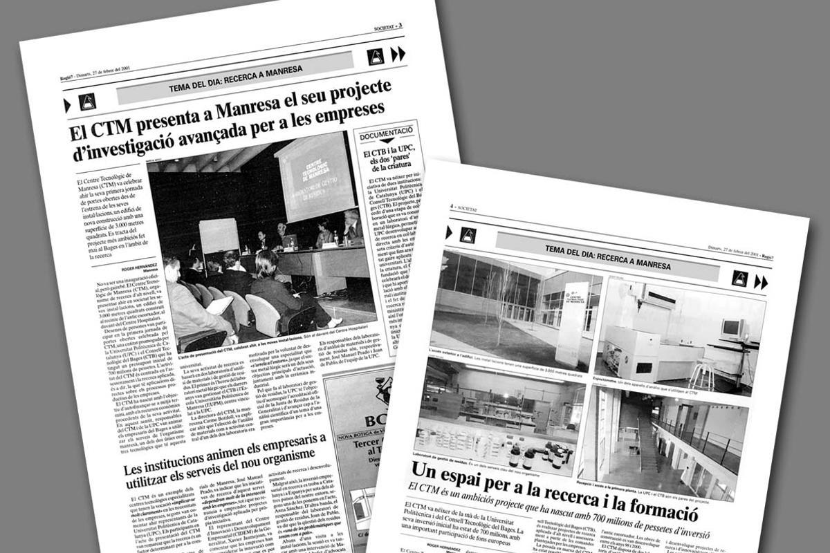 Pàgines del 27 de febrer del 2001