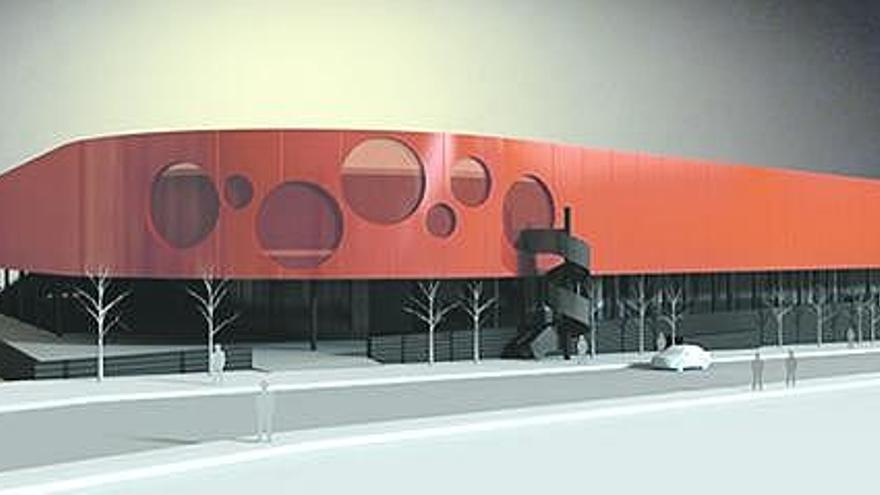 Imágenes del proyecto de la nueva sede de Emtusa en Los Campones.